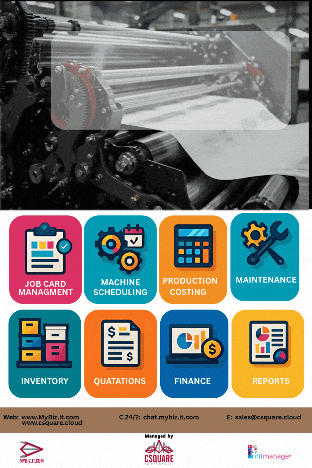 Offset printing industry